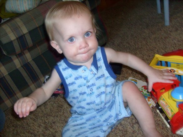 George, summer 2010, before we had a diagnosis more than "failure to thrive." This picture sometimes makes me cringe...wishing I could go back and cheer myself on...pushing harder. But you know what they say about hindsight.
